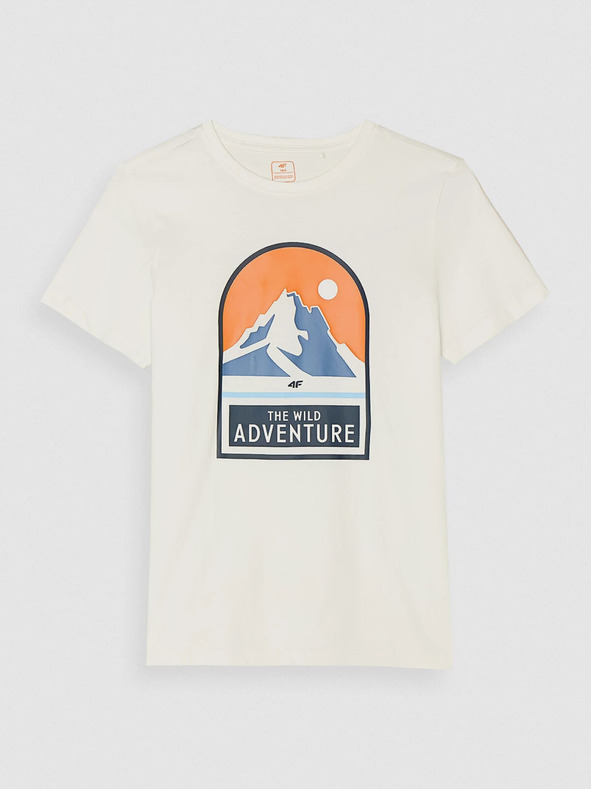 4F Chlapčenské tričko z organickej bavlny 4F