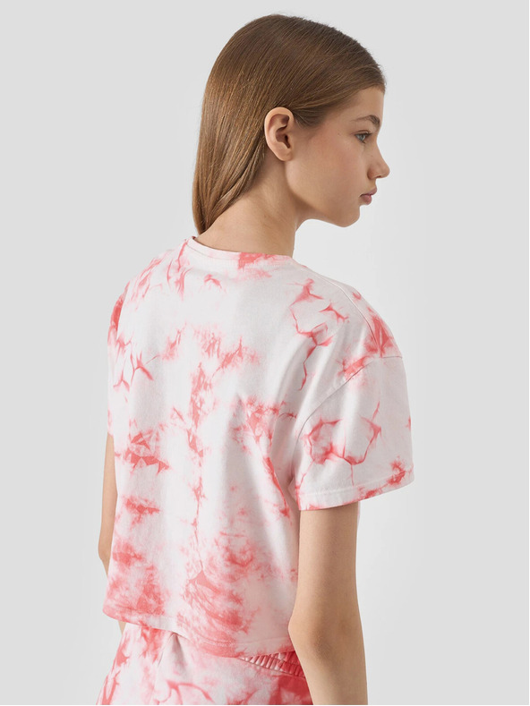 4F Dievčenské tričko s potlačou 4F