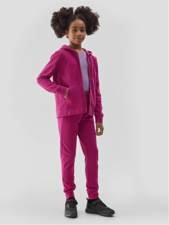 4F 4F Dievčenská mikina s kapucňou