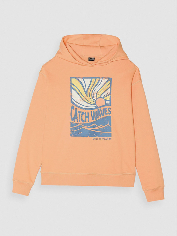 4F Chlapčenská mikina s kapucňou 4F