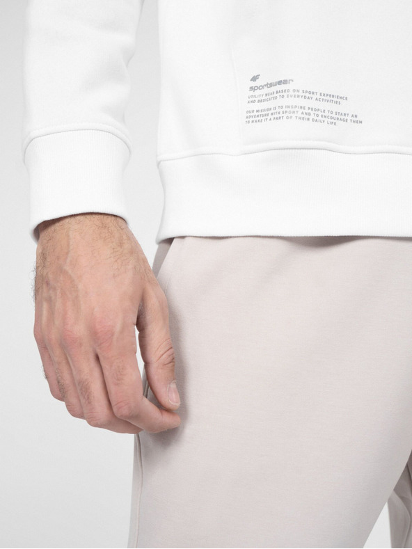 4F Pánska bavlnená mikina 4F