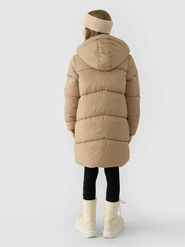 4F Dievčenský páperový kabát 4F