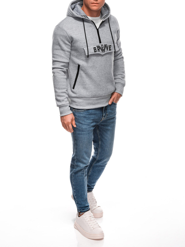 Edoti Pánska mikina s kapucňou 1698B Edoti