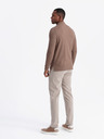 Ombre Clothing Pánske polo tričko s dlhým rukávom Ombre Oblečenie