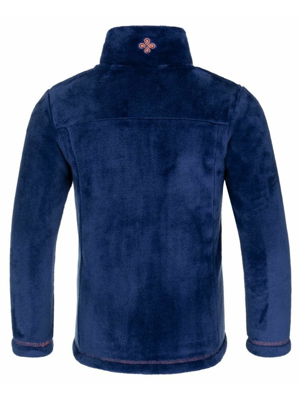 Kilpi Dievčenská plyšová mikina Kilpi ERIN-JG tmavomodrá