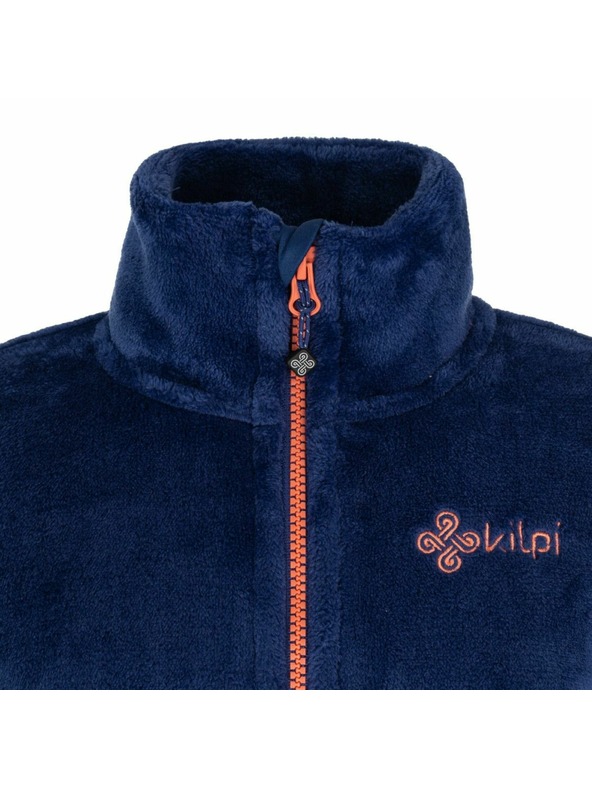 Kilpi Dievčenská plyšová mikina Kilpi ERIN-JG tmavomodrá