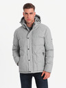 Ombre Clothing Pánska bunda s kapucňou Ombre Oblečenie