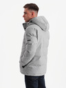 Ombre Clothing Pánska bunda s kapucňou Ombre Oblečenie