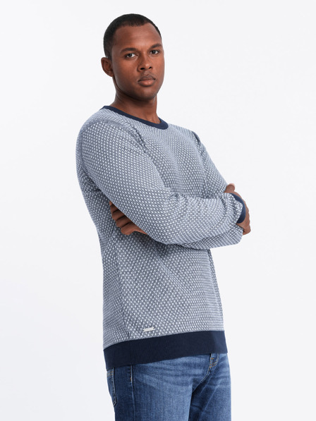 Ombre Clothing Pánsky pletený sveter Ombre Oblečenie