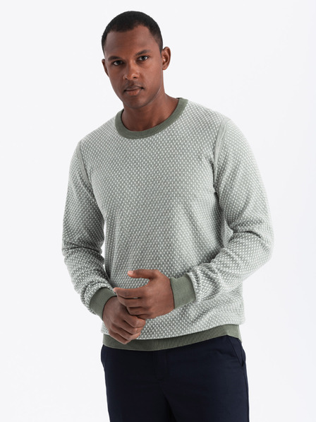 Ombre Clothing Pánsky pletený sveter Ombre Oblečenie