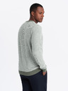 Ombre Clothing Pánsky pletený sveter Ombre Oblečenie