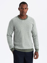 Ombre Clothing Pánsky pletený sveter Ombre Oblečenie