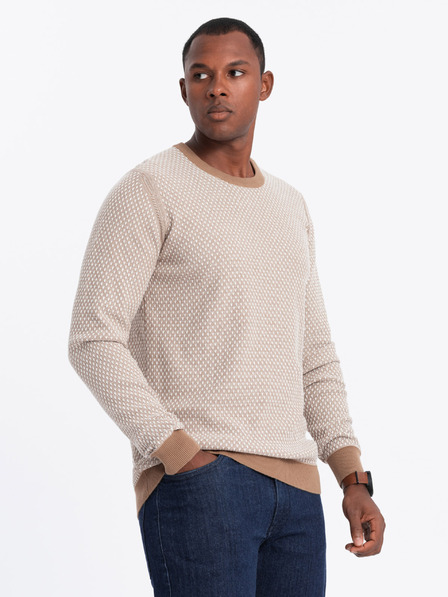 Ombre Clothing Pánsky pletený sveter Ombre Oblečenie
