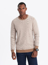 Ombre Clothing Pánsky pletený sveter Ombre Oblečenie