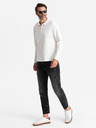 Ombre Clothing Pánske polo tričko s dlhým rukávom Ombre Oblečenie