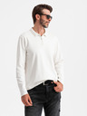 Ombre Clothing Pánske polo tričko s dlhým rukávom Ombre Oblečenie