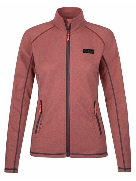 Kilpi Dámska outdoorová mikina Kilpi TAUER-W Dark Red