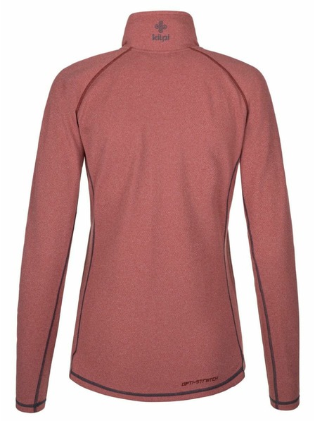 Kilpi Dámska outdoorová mikina Kilpi TAUER-W Dark Red