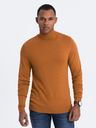 Ombre Clothing Pánsky jednofarebný pletený rolák z viskózy Ombre Clothing