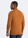 Ombre Clothing Pánsky jednofarebný pletený rolák z viskózy Ombre Clothing