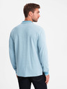 Ombre Clothing Pánske polo tričko s dlhým rukávom Ombre Oblečenie