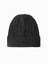 Ombre Clothing Ombre Clothing Pánska čiapka s okrúhlou aplikáciou
