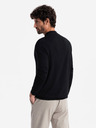 Ombre Clothing Pánsky pletený polovičný rolák s viskózou Ombre oblečenie