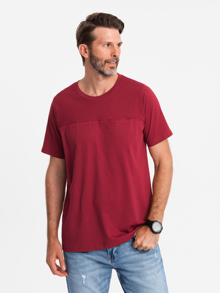 Ombre Clothing Pánske bavlnené tričko Ombre Oblečenie
