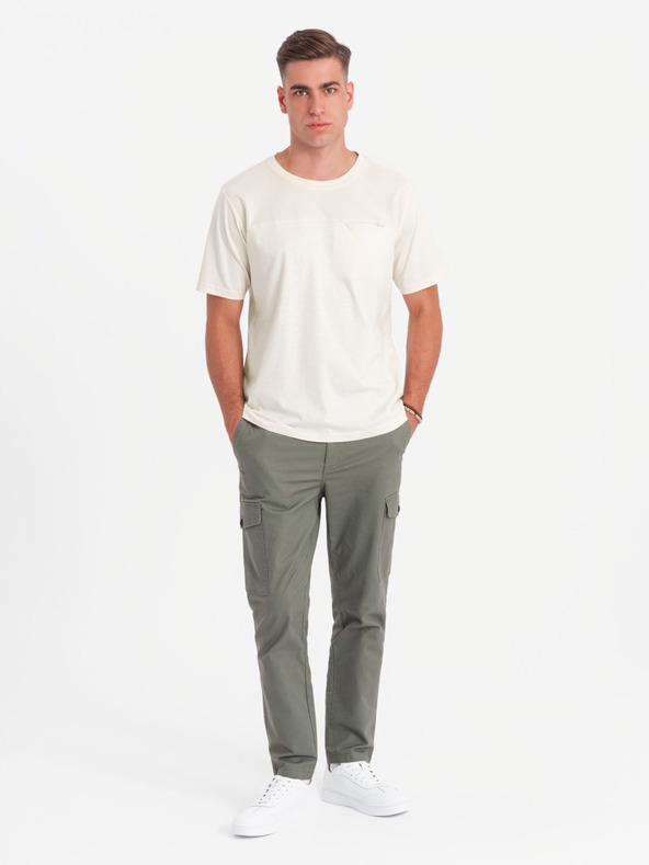 Ombre Clothing Pánske bavlnené tričko Ombre Oblečenie