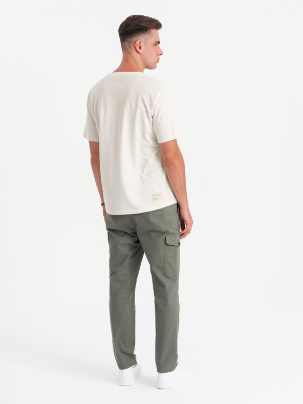 Ombre Clothing Pánske bavlnené tričko Ombre Oblečenie