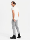 Ombre Clothing Pánske bavlnené tričko s jemnou výšivkou Ombre Oblečenie