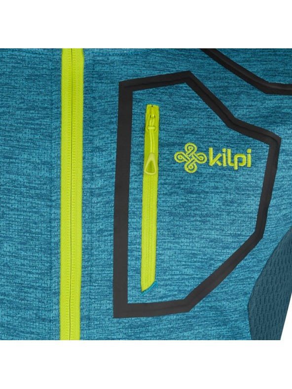 Kilpi Pánska funkčná mikina Kilpi ALANIS-M tyrkysová
