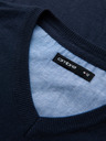 Ombre Clothing Elegantný pánsky sveter BASIC s výstrihom v tvare písmena V. Oblečenie v tvare písmena V