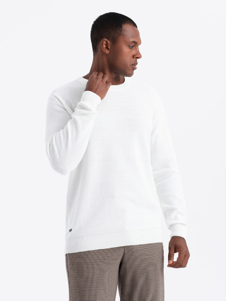 Ombre Clothing Pánsky pletený sveter Diamond Ombre Oblečenie