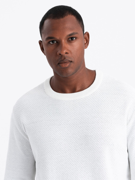 Ombre Clothing Pánsky pletený sveter Diamond Ombre Oblečenie