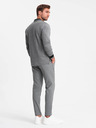 Ombre Clothing Pánske vyšívané polo tričko s dlhým rukávom Ombre Clothing
