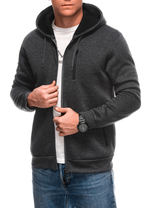 Edoti Pánska mikina s kapucňou B1704 Edoti