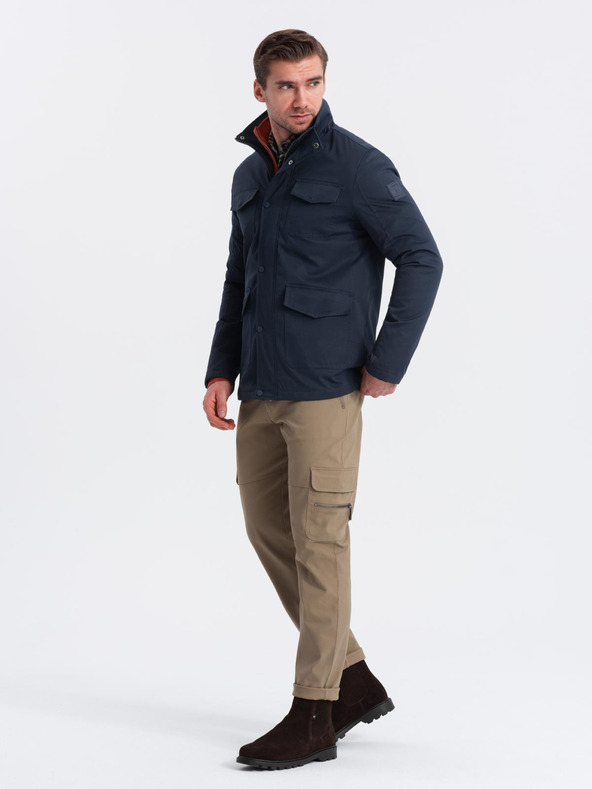 Ombre Clothing Pánska bunda s ombré oblečením