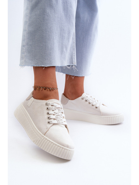 BIG STAR SHOES Dámske tenisky MEMORY FOAM SYSTEM BIG STAR Biele