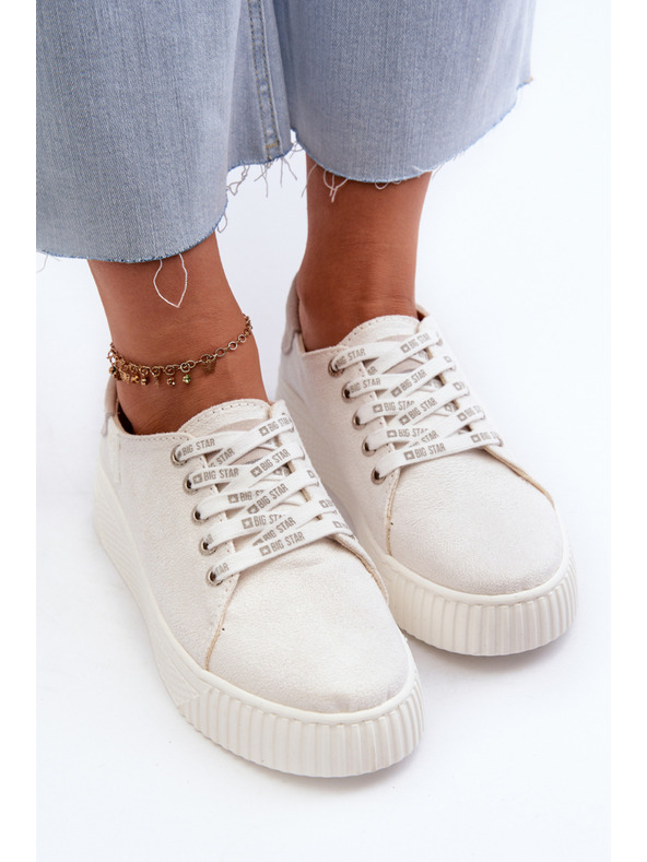 BIG STAR SHOES Dámske tenisky MEMORY FOAM SYSTEM BIG STAR Biele