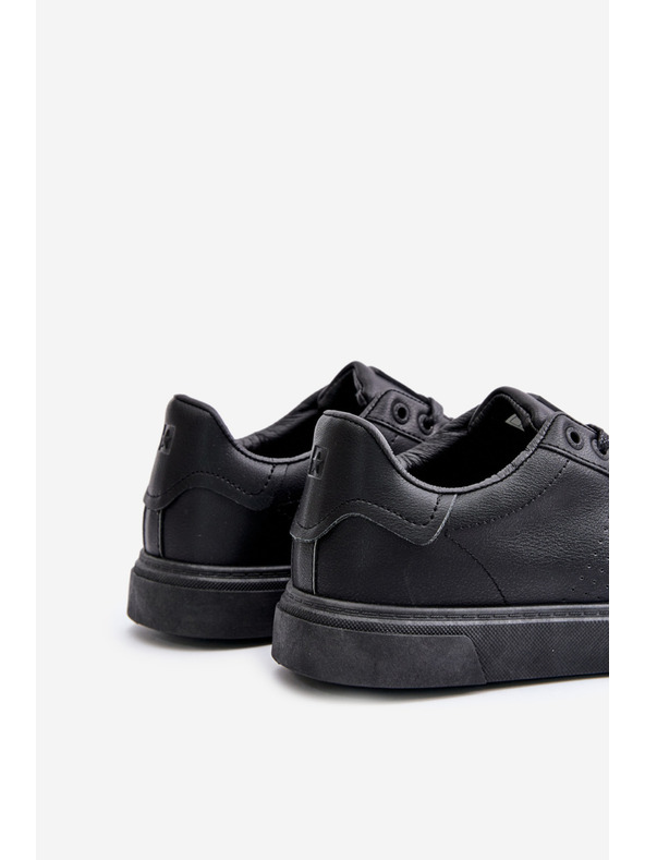 BIG STAR SHOES Tenisky Sneakers Pánske z Eko Kože Big Star OO174117 Čierne