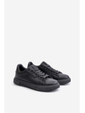 BIG STAR SHOES Tenisky Sneakers Pánske z Eko Kože Big Star OO174117 Čierne