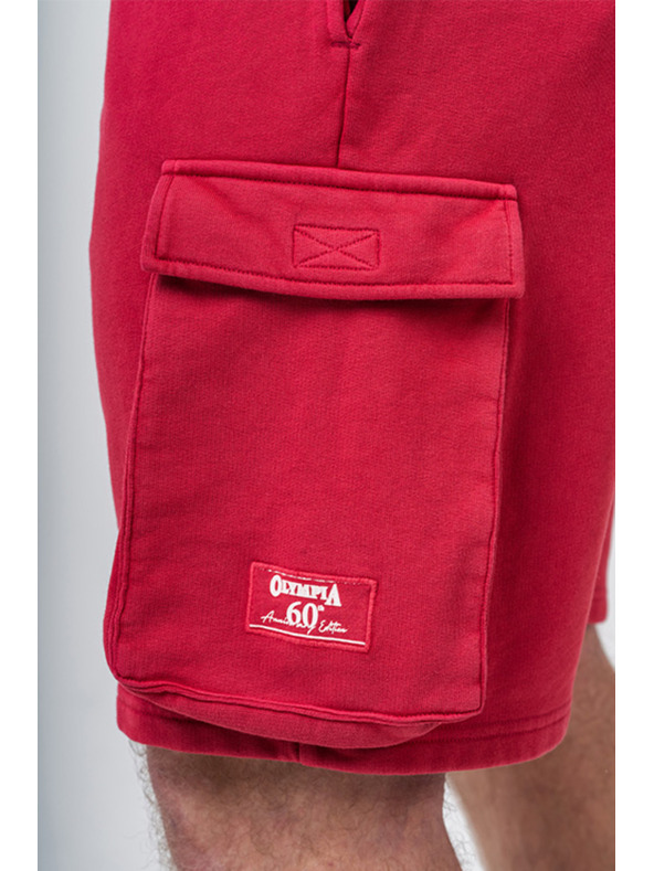 Nebbia Sprané voľné cargo šortky LEGACY 787 M,červené