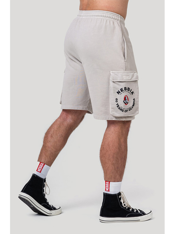 Nebbia Sprané voľné cargo šortky LEGACY 787 M,čierne