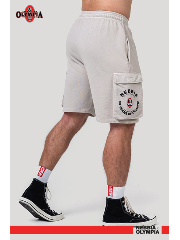 Nebbia Sprané voľné cargo šortky LEGACY 787 M,čierne