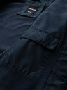 Ombre Clothing Pánska ľahká farebná športová bunda s fleecom hnedá Ombre Clothing