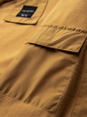 Ombre Clothing Pánska ľahká farebná športová bunda s fleecom modrá Ombre Oblečenie