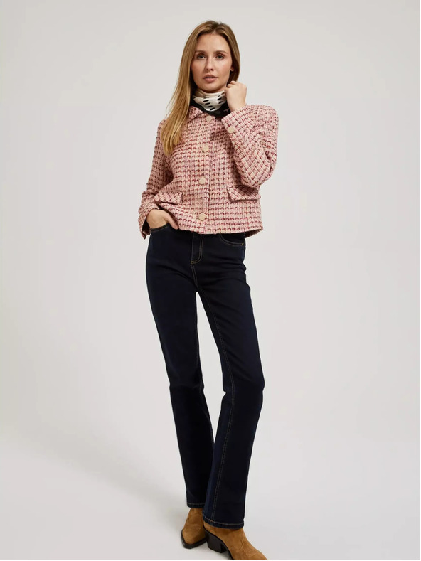 Moodo Ružová dámska bunda Moodo