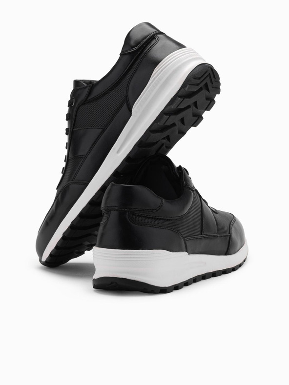 Ombre Clothing Pánske plátenné tenisky čierne Ombre Oblečenie