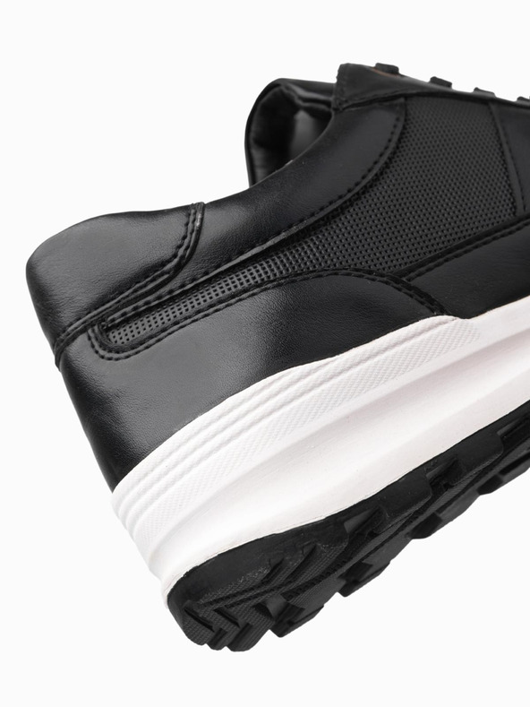 Ombre Clothing Pánske plátenné tenisky čierne Ombre Oblečenie